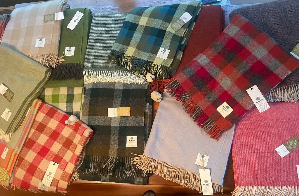 ***McNUTT of Donegal Blankets, 20 GORGEOUS arrivals and just in time.