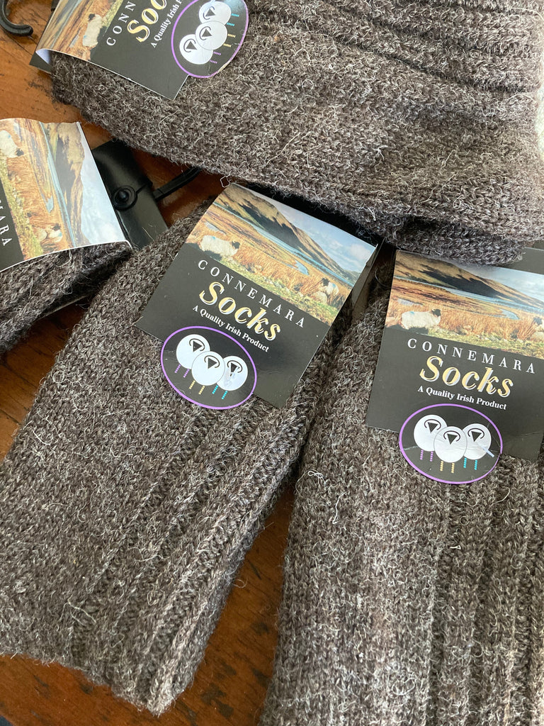 Connemara Jacob Wool Socks - Back in Stock !