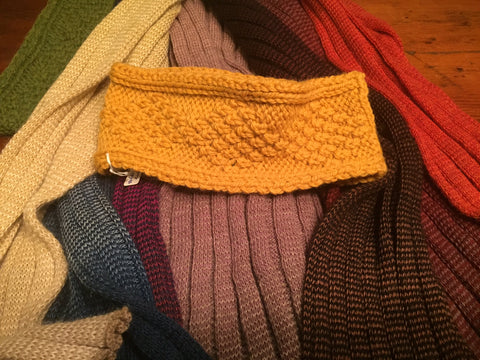 Handknit Woolen Headbands from Bere Island, Co. Cork
