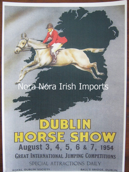 Dublin Horse Show Vintage Poster