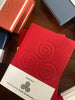 *New Duffy Hand Bound Blank Notebooks in Triskele Design