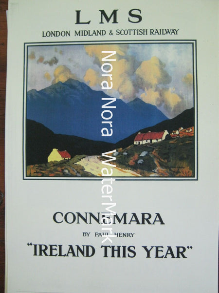 Connemara Vintage Travel Poster