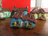 Irish Cottages with Flower Boxes