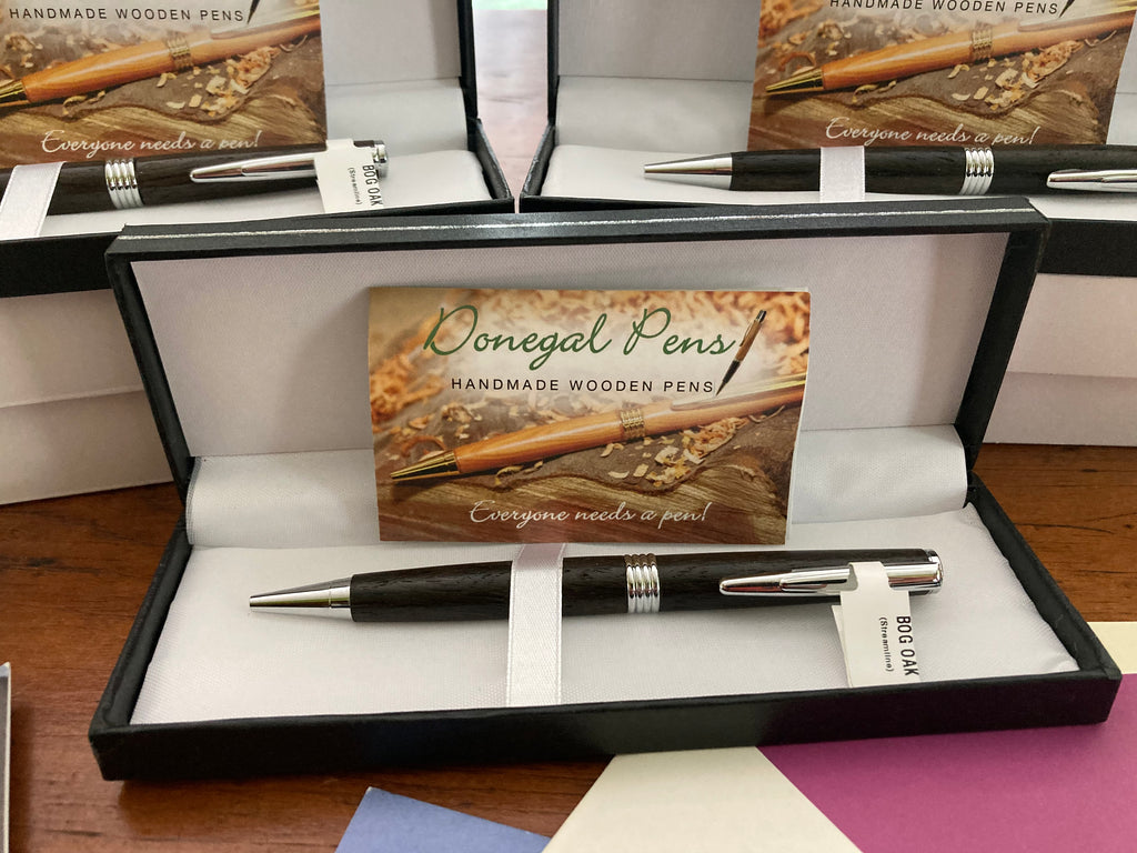 Donegal Pens - Handmade Irish Wooden Pens... Bog Oak Back In Stock!