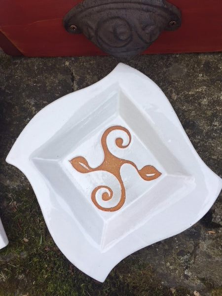 Ballymorris White Pottery Serving Dishes