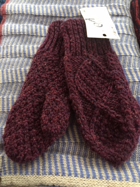 Handknit Woolen Mittens from Donegal