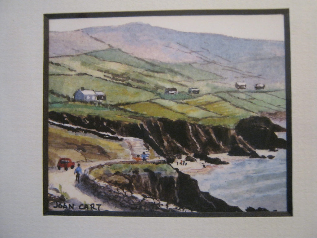 Road to Coumeenole Beach Watercolor Print