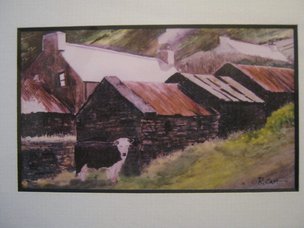Stone cottages of Ballyferriter Ireland by Rod Cart